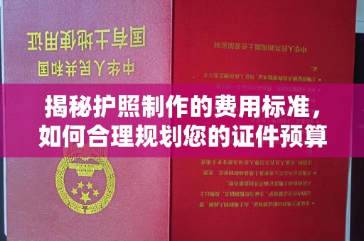 宿迁揭秘护照制作的费用标准，如何合理规划您的证件预算