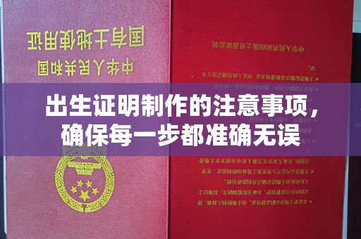 宿迁出生证明制作的注意事项，确保每一步都准确无误